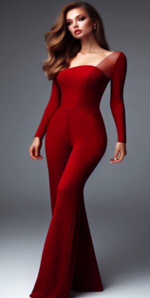 Dark red jumper