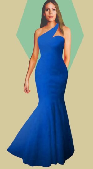 Fancy cold shoulder flounce dress