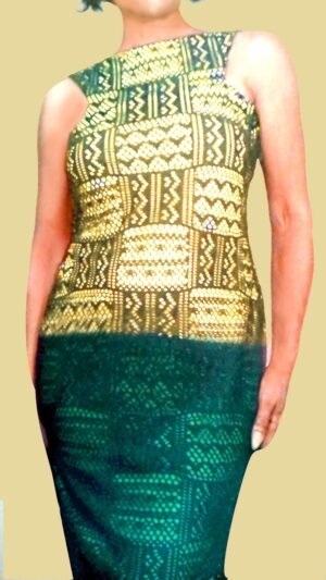 Sheath Black-mesh Dress 2-tone DrSheath-002
