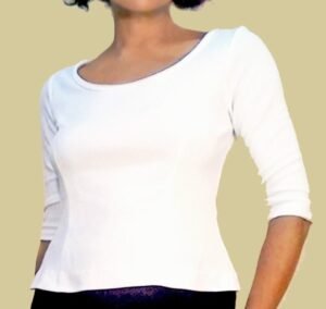 Sleeved Fitted Knit Top TpKnit001
