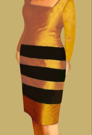Silk bandage dress DrSheath-010