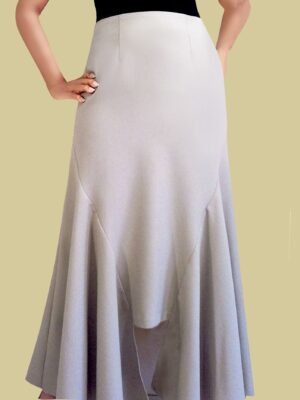 Unique multi-hem trumpet skirt SkFTail-001